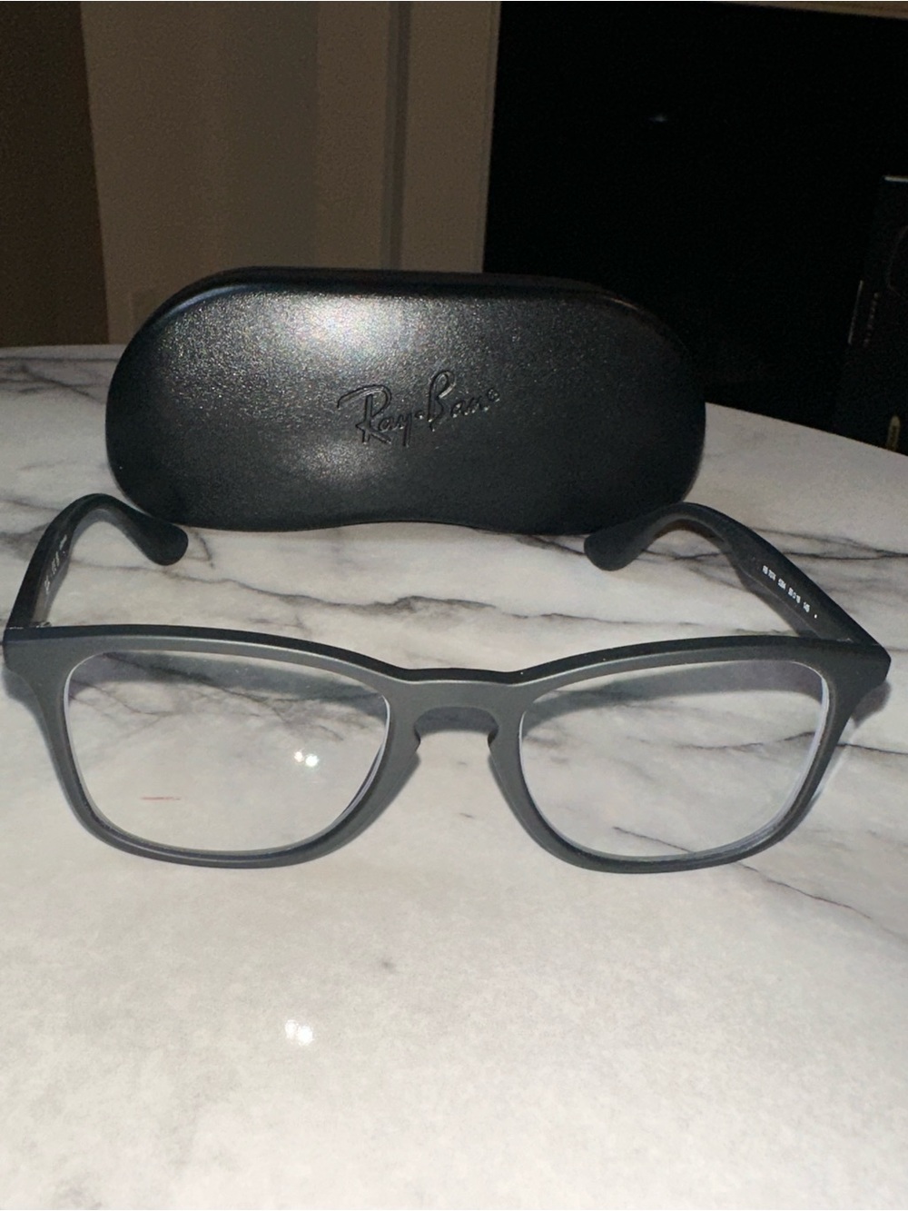 Ray-Ban Black Matte RB7074 Sunglass Temple Arm